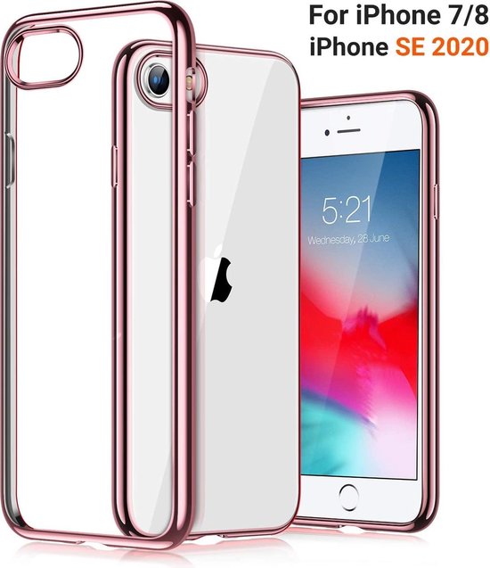 Rose Gouden Metallic Bumper Case Geschikt Voor Apple Iphone 8 7 Bol Com Rose Gouden Metallic Bumper Case Geschikt Voor Apple Iphone 8 7 Bol Com