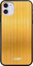 iPhone 11 Hoesje TPU Case - Bold Gold #ffffff