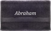 Handdoek - Abraham - 100x50cm - Grijs