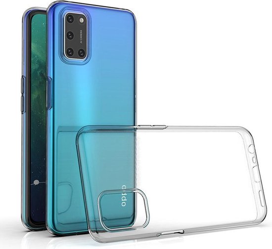 OPPO A92 Hoesje Transparant Siliconen Case Back Cover Clear Softcase Perfect fit bol