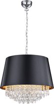 LED Tafellamp - Tafelverlichting - Trion Lorena - E14 Fitting - Rond - Mat Zwart - Aluminium