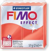 Fimo Effect Plasticine 57 G Transparant Rood