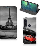 Hoesje Motorola G8 Plus Wallet Case Eiffeltoren Parijs