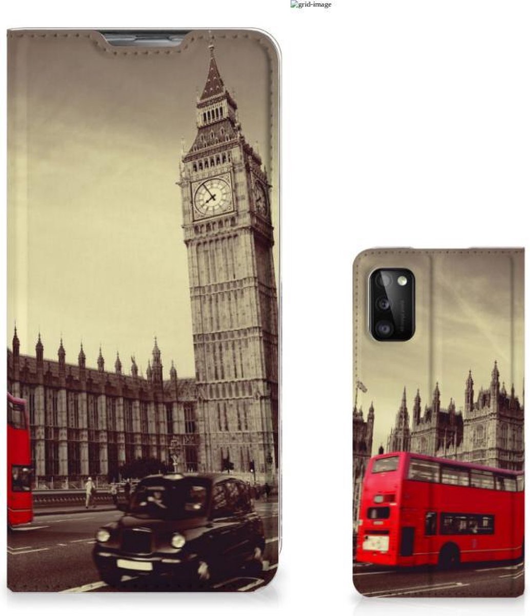 Standcase Hoesje voor Samsung Galaxy A41 Book Cover Londen