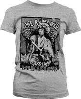 Jimi Hendrix Dames Tshirt -M- Bold As Love Grijs