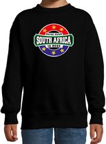 Have fear South Africa is here / Zuid Afrika supporter sweater zwart voor kids 3-4 jaar (98/104)