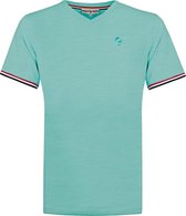 Heren T-shirt Rockanje - Aqua