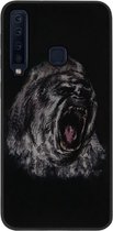 ADEL Siliconen Back Cover Softcase Hoesje Geschikt voor Samsung Galaxy A9 (2018) - Apen Gorilla