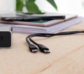 Mobiparts USB-C naar USB-C Kabel 1 Meter - Zwart