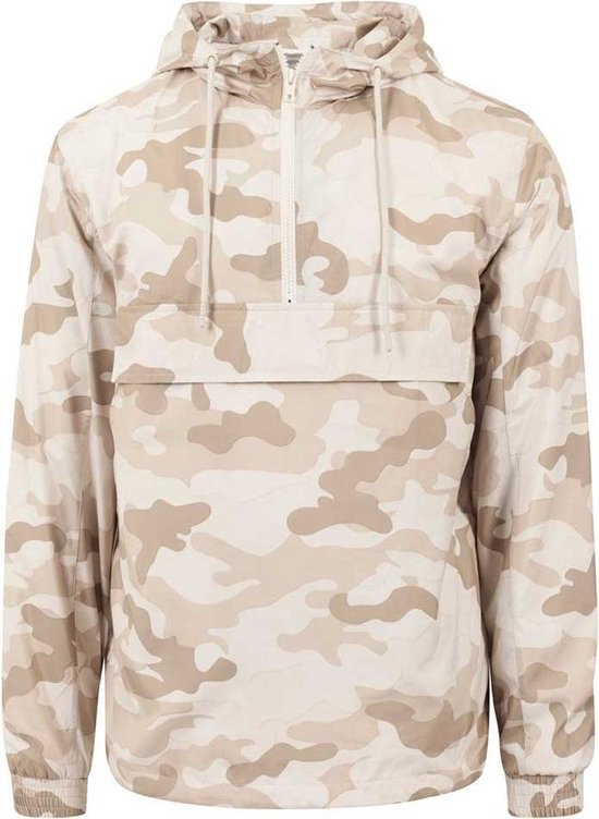 Camo Pull Over Homme Anorak Taille M