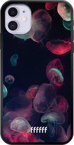 iPhone 11 Hoesje TPU Case - Jellyfish Bloom #ffffff