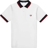 Fred Perry - Contrast Trim Polo Shirt - Blauwe Polo - L - Blauw