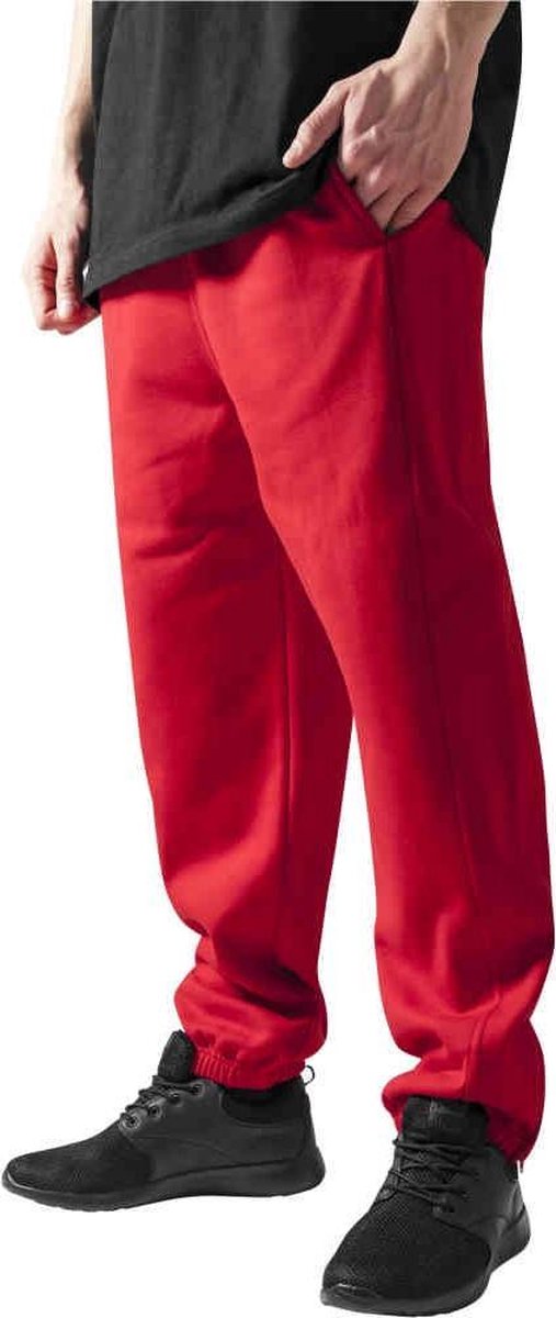 Urban Classics Basic Heren joggingbroek 2XL Rood