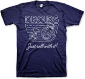 Star Wars Heren Tshirt -S- Droids - Just Roll With It Blauw