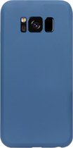 ADEL Premium Siliconen Back Cover Softcase Hoesje Geschikt voor Samsung Galaxy S8 - Blauw