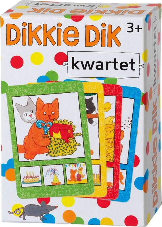 Afbeelding van het spel Dikkie Dik kwartet - kaartspel