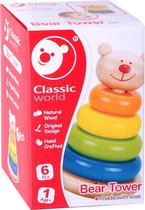 CLASSIC WORLD Balancerende piramide-teddybeer voor kinderen Puzzelstapelaar