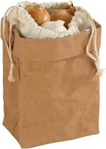 Wenko Opbergtas 11 X 16 X 27 Cm Papier/polyester Bruin 2-delig