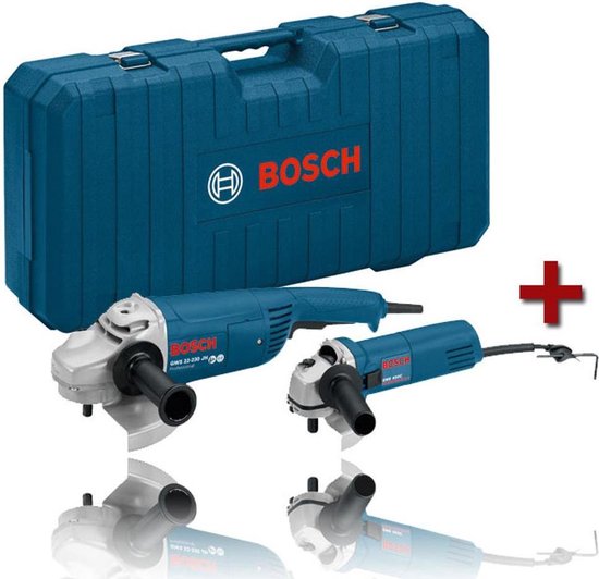 Bosch 0615990FZ0 Haakse slijper set (GWS 22-230 JH + GWS 1000) in koffer |  bol.com