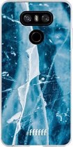 LG G6 Hoesje Transparant TPU Case - Cracked Ice #ffffff