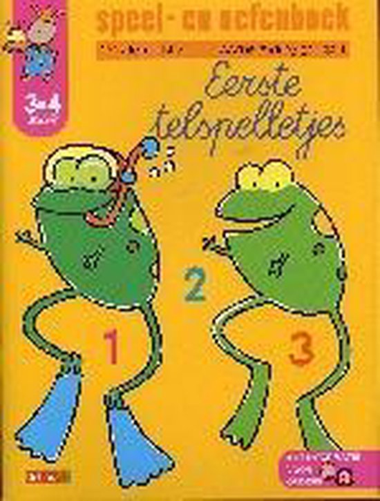Cover van het boek 'Eerste telspelletjes 1ste kleuterklas'