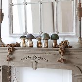 LOBERON Decoratiepaddenstoel set van 5 Grana bont