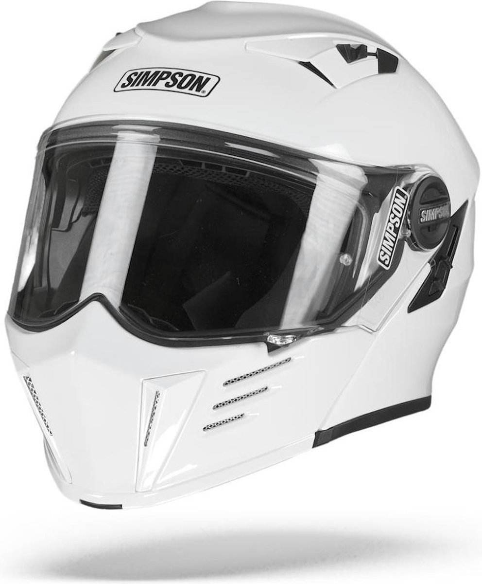 Simpson Helmet Darksome White 63-XXL