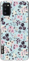 Casetastic Samsung Galaxy A41 (2020) Hoesje - Softcover Hoesje met Design - Flowers Pastel Print