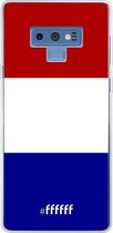 Samsung Galaxy Note 9 Hoesje Transparant TPU Case - Nederlandse vlag #ffffff