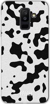 Samsung Galaxy A6 Plus (2018) Hoesje Transparant TPU Case - Dalmation Print #ffffff