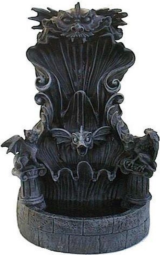 Draken beelden Waterval gothic decoratie 25CM zwart | bol