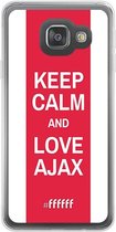 Samsung Galaxy A3 (2016) Hoesje Transparant TPU Case - AFC Ajax Keep Calm #ffffff