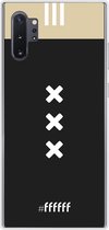 Samsung Galaxy Note 10 Plus Hoesje Transparant TPU Case - AFC Ajax Uitshirt 2018-2019 #ffffff