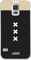Samsung Galaxy S5 Hoesje Transparant TPU Case - AFC Ajax Uitshirt 2018-2019 #ffffff