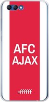 Honor 10 Hoesje Transparant TPU Case - AFC Ajax - met opdruk #ffffff