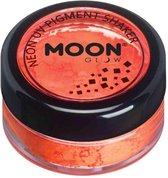 Moon Creations - Moon Glow - Intense Neon UV Pigment Shaker Party Make-up - Oranje