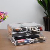 Cosmetic Organizer  Sieraden organizer met lades  - Transparant - Sorteervakken