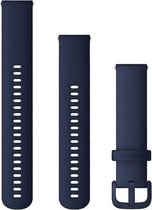 Garmin Quick Release Siliconen Horlogebandje - 20mm Polsbandje - Wearablebandje - Blauw
