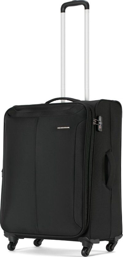 Carlton Rover Spinner Handbagage koffer 55 cm - Zwart