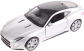 Welly Miniatuur Jaguar F-type Coupe Grijs