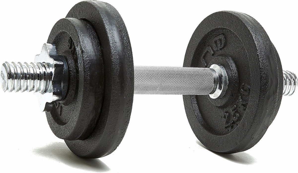 Inq Halterset / Dumbell Set Verstelbaar - Gym/Fitness - 2X2kg - 2X1.25Kg - Totaalgewicht 10 Kg - Maat ONESIZE