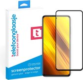 Telefoonglaasje Screenprotectors Geschikt voor Xiaomi Poco X3 - Volledig Dekkend - Gehard Glas Screenprotector Geschikt voor Xiaomi Poco X3 - Beschermglas van rand tot rand