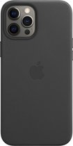 Apple leren hoesje met MagSafe - Voor iPhone 12 Pro Max - Zwart