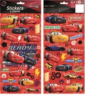 Disney Stickervel Cars Junior 35,5 Cm Papier Rood 2-delig