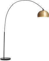 Amara booglamp vergulde kap marmeren voet E27 stroomsnoer: 2 m goud