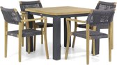 Lifestyle Dallas/Veneto 95 cm dining tuinset 5-delig