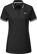 UA Zinger Pique Polo-Black / Halo Gray / Halo Gray