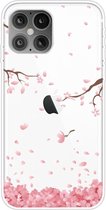 iPhone 12 Pro Max - hoes, cover, case - TPU - Cherry blossom