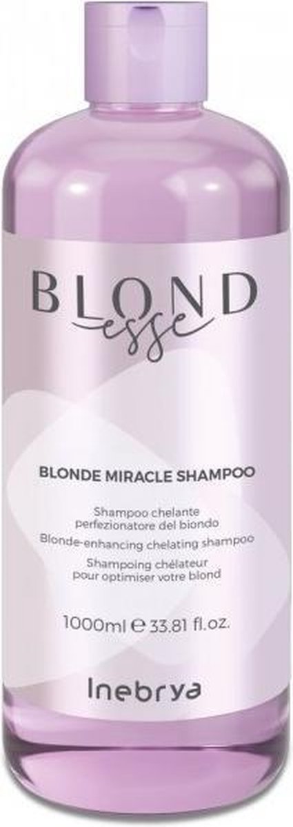 Inebrya - Blondesse Blonde Miracle Shampoo Nourishing Blonde Hair Shampoo 1000Ml