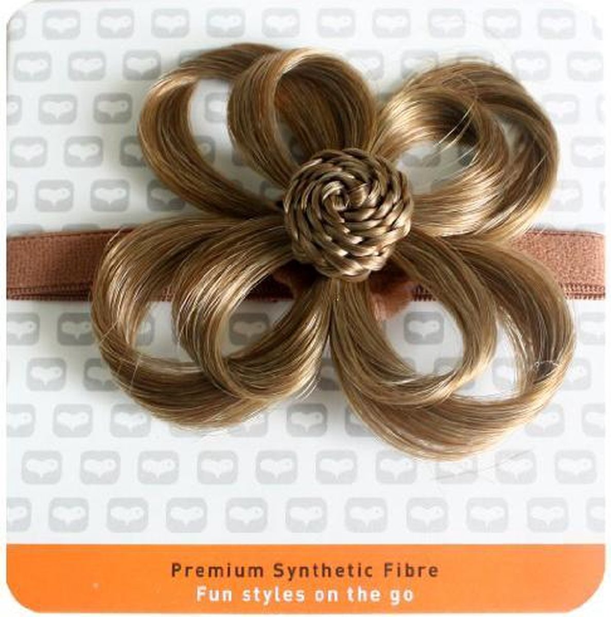 Love Hair Extensions Blume auf elastischem Kopfband Farbe 10 - Mittleres Aschbraun, 1er Pack (1 x 1 Stück)